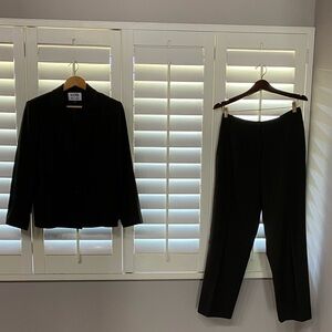 Kasper Olive Green Wool Pants